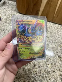 Pokemon TCG M Heracross EX Secret Rare 112/111 XY Furious Fists Holo 220 HP - Image 3
