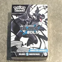 Pokemon TCG Black & White Black Bolt Booster Bundle Box 6 Packs English Zekrom - Image 1