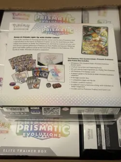 Pokemon Prismatic Evolutions Scarlet & Violet Elite Trainer Box ETB New Sealed - Image 2
