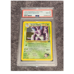 Pokemon Giovanni's Nidoking 7/132 Gym Challenge Holo Rare PSA 8, Vintage - Image 1