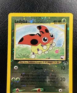 Pokemon TCG Ledyba 7/18 Reverse Holo Southern Islands Promo MP - Image 2
