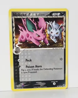 Nidoran M Delta Species 57/101 EX Dragon Frontiers Pokemon Non Holo 2006 LP+ - Image 1