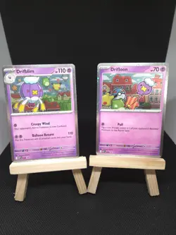 Drifloon 005 and Drifblim 006 MEGA EVOLUTION BLACK STAR PROMO Pokemon TCG M NM - Image 1