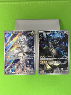 Pokemon TCG *Bundle!* N’s Zekrom Promo 031 & N’s Reshiram 167/159 STAMPED! IR - Image 1