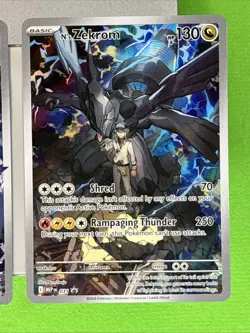Pokemon TCG *Bundle!* N’s Zekrom Promo 031 & N’s Reshiram 167/159 STAMPED! IR - Image 3