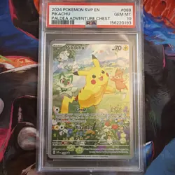 Pokemon 2024 SVP en Pikachu Paldea Adventure Chest #088 PSA 10 - Image 1