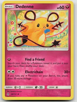 Dedenne 88/131 Forbidden Light Pokemon Tomokazu Komiya NM - Image 1