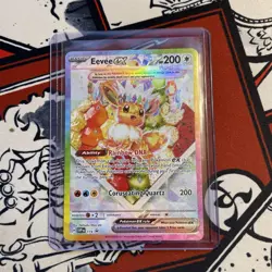 Pokemon Eevee EX SVP 174 Prismatic Evolutions Holo Promo - Image 1