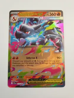 Pokemon- Mega Charizard X ex 013/094 Double Rare PFL NM - Image 1