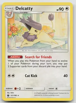 Delcatty 121/168 Holo Celestial Storm Pokemon LP - Image 1