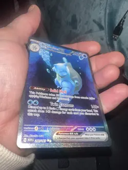 Pokemon TCG Blastoise ex Scarlet & Violet 151 Special Illustration Rare Holo 20… - Image 3