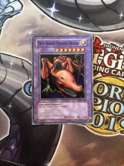 Yu-Gi-Oh! Twin-Headed Thunder Dragon Unlimited MRD-120 Super VLP (WNU) - Image 1