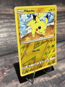 Pikachu 54/214 Reverse Holo Common SM: Unbroken Bonds Pokemon Card - Image 2