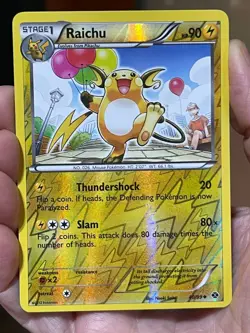 POKEMON RAICHU 40/99 UNCOMMON REVERSE HOLOFOIL NEXT DESTINIES VLP CARD - Image 1