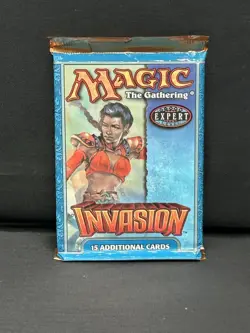 Magic The Gathering Invasion 15 Additional Cards Booster Pack NEW FACTORY SEALED - Image 1