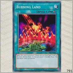 Burning Land - PSV-EN061 - Common Unlimited Yugioh - Image 1