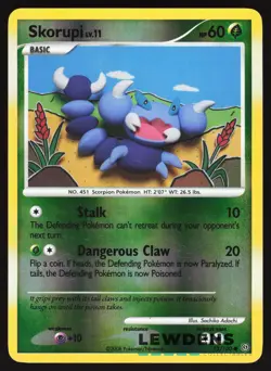 Skorupi - 73/100 - Common Reverse Holo - Stormfront - Pokemon Card - Image 1