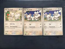 Nintendo Pokemon TCG 11 Card Lot Tandemaus/Maushold Paldea Evolved 2023 - Image 2