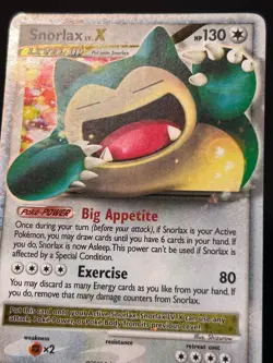 Pokemon Card - Snorlax LV.X Rising Rivals 111/111 Holo LV.X Rare - Image 3