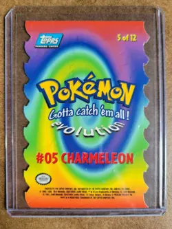 Charmeleon 05 Topps Die Cut 1999 The First Movie Card - Image 2