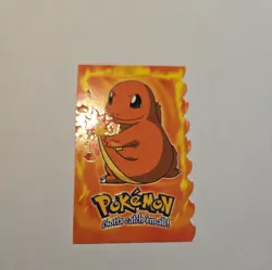 Pokemon Topps the Movie Animation Non-Holo Die-Cut Charmander Card 4 of 12 - Image 1