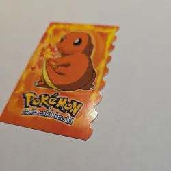 Pokemon Topps the Movie Animation Non-Holo Die-Cut Charmander Card 4 of 12 - Image 3