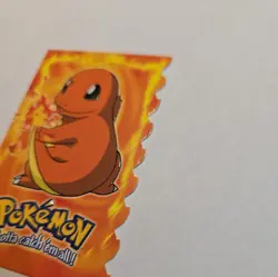 Pokemon Topps the Movie Animation Non-Holo Die-Cut Charmander Card 4 of 12 - Image 4