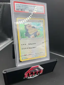 🔥🔥Snorlax SWSH032 HOLO RARE Pokemon Black Star Promo NM 2020 Card PSA 9 - Image 3