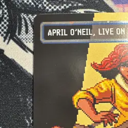 APRIL O'NEIL, LIVE ON THE SCENE SURGE FOIL - MTG - TMNT (NM/M) - Image 3