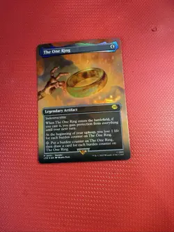 Wizards of the Coast The One Ring Borderless Promo Foil Legendary Artifact P0451 - Image 2