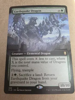 Earthquake Dragon - Regular (Extended Art) Battle for Baldur's Gate - Mtg - Image 1