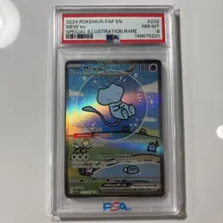 PSA 8 Mew EX PAF EN Special illustration Rare Bubble Mew 2024 Pokemon Card - Image 2