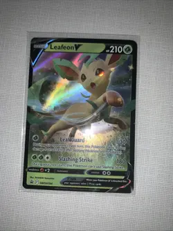 Pokemon TCG Black Star Leafeon V #SWSH194 - Image 1