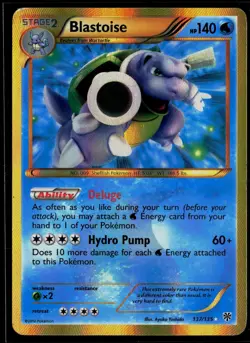 Blastoise 137/135 Plasma Storm Secret Rare Pokemon - Image 1