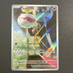 Pokemon Twilight Masquerade Chimecho Illustration Rare 179/167 - NM - Image 1