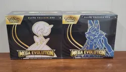 Pokemon TCG Mega Evolution Elite Trainer Box ETB Lucario & Gardevoir Set Sealed - Image 1
