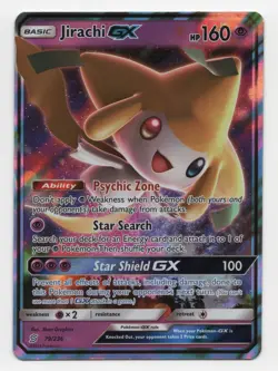 Pokemon TCG Sun & Moon Unified Minds Jirachi GX 79/236 Ultra Rare - Image 1