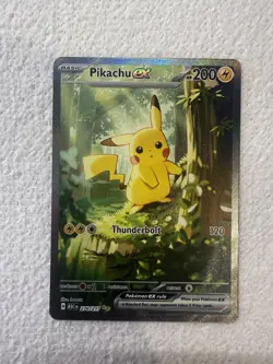 Pikachu ex 276/217 Ascended Heroes SIR Full Art Holo English Pokemon TCG - Image 1