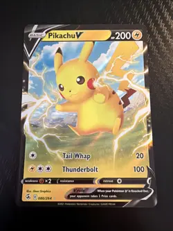 Pokemon - Sword & Shield Fusion Strike - Pikachu V 86/264 NM - Image 1