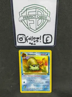 POKEMON FOSSIL 1° EDIZIONE OMANYTE COMUNE 52/62 NM- - Image 1