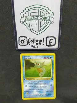 POKEMON FOSSIL 1° EDIZIONE HORSEA COMUNE 49/62 NM- - Image 1