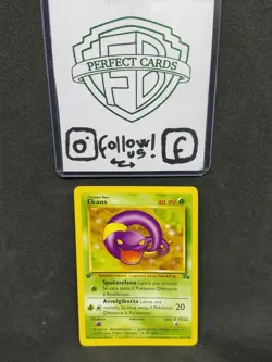 POKEMON FOSSIL 1° EDIZIONE EKANS COMUNE 46/62 NM- - Image 1