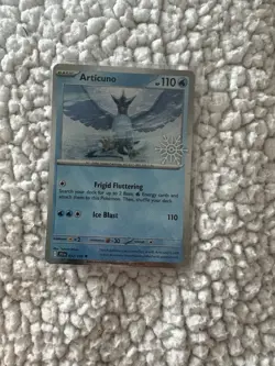 Articuno 032/159 (Holiday Calendar) Snowflake Stamp Promo Pokemon Card - Image 1