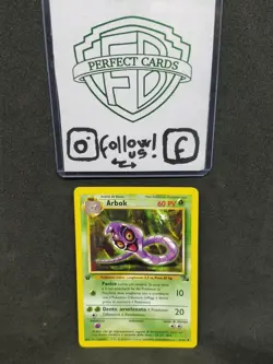 POKEMON FOSSIL 1° EDIZIONE ARBOK NON COMUNE 31/62 NM- - Image 1