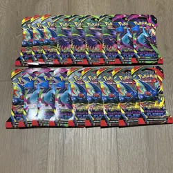 Pokemon TCG: Mega Evolution Phantasmal Flames Sleeved Booster Pack LOT OF 18 - Image 1