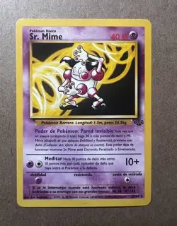 Wizards of the Coast Sr. Mime 22/64 Fossil Unlimited Regular Rare 40 SP 1999 - Image 1