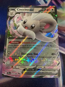 Pokemon TCG Cinccino ex 073/086 Double Rare Chaos Rising NM/M - Image 1