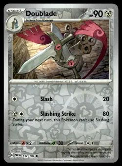 Doublade 132/182 Common Paradox Rift Pokemon Reverse Holo Near Mint - Image 1