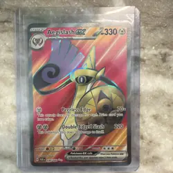 AEGISLASH EX 230/182 ULTRA RARE PARADOX RIFT POKEMON NEAR MINT - Image 1