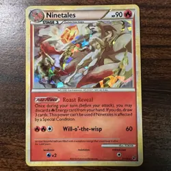 Pokemon TCG Ninetales 007/123 Blister Exclusives Cracked Ice Holo Promo - Image 1